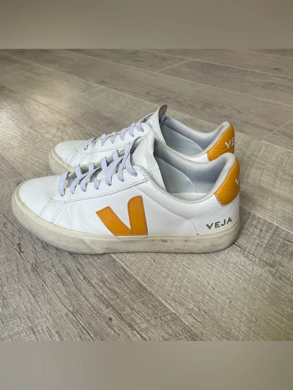 Veja Campo Low Chromefree White Yellow Sneakers